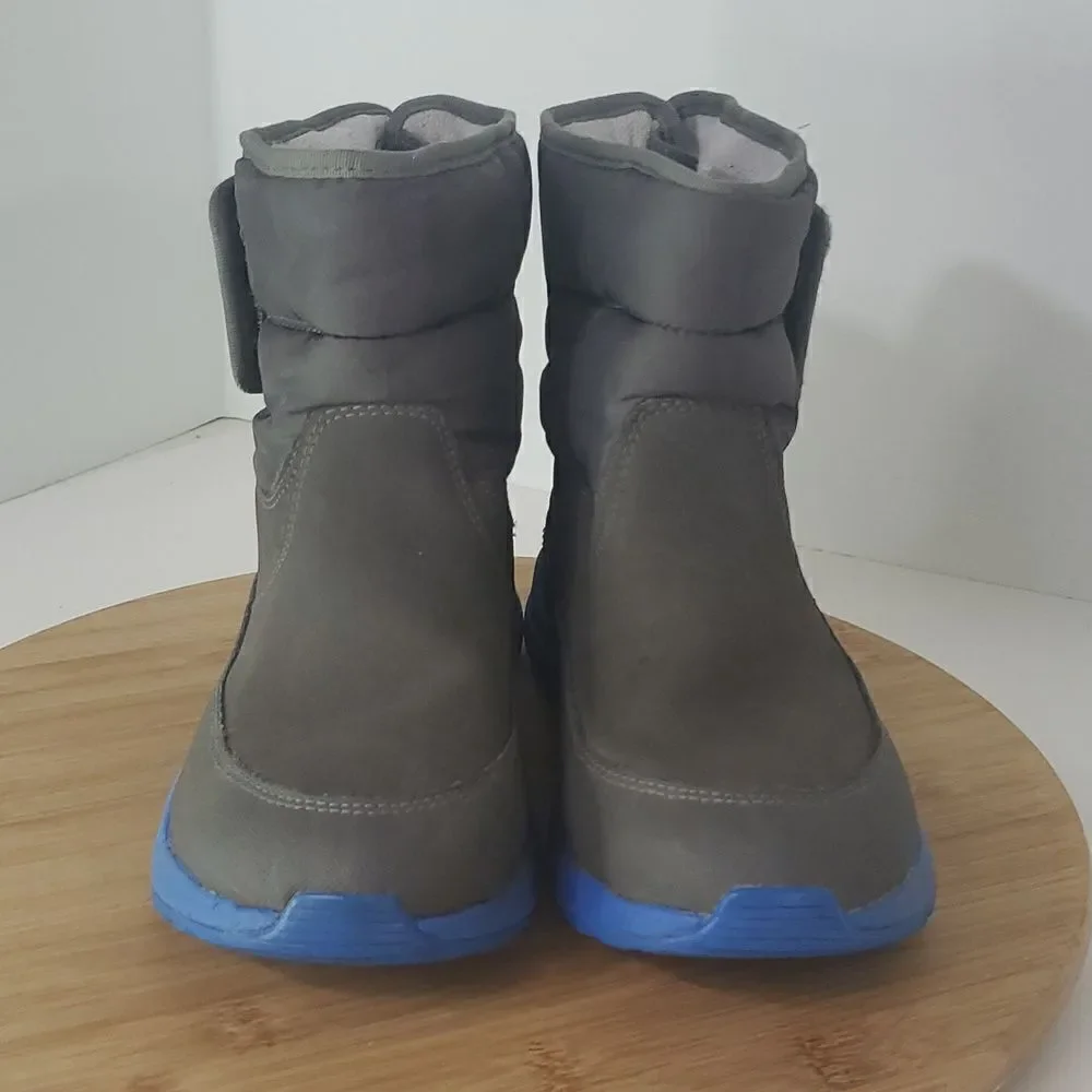 UGG Big Kids Toty Winter Weather Boot Grey Blue Size 4